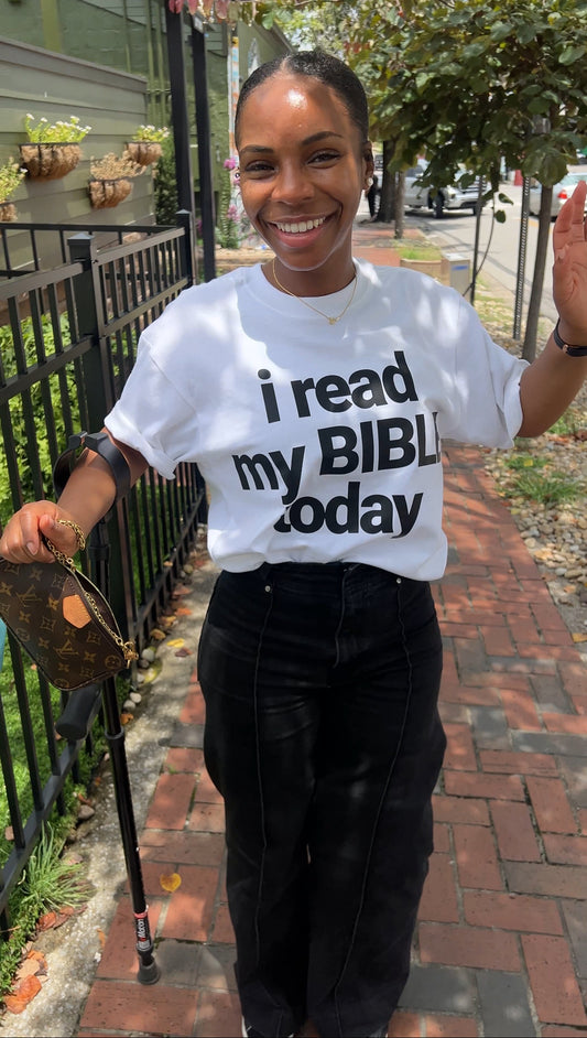 “i read my Bible Today” BOXY fit