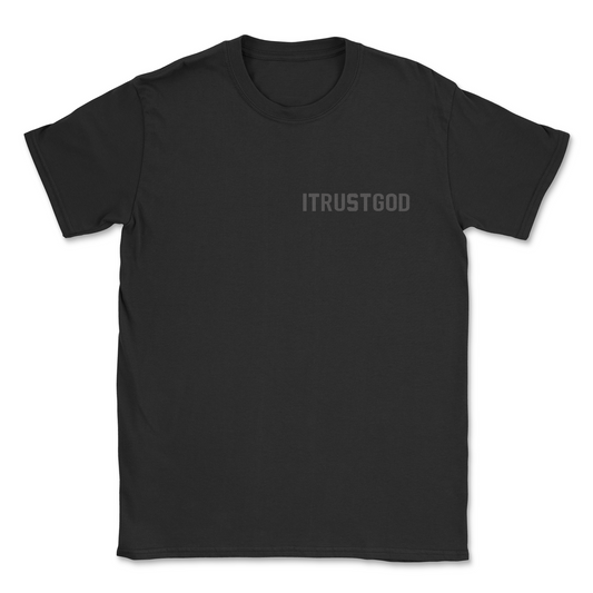 The Black Tee ITrustGod. "Imperative" Collection