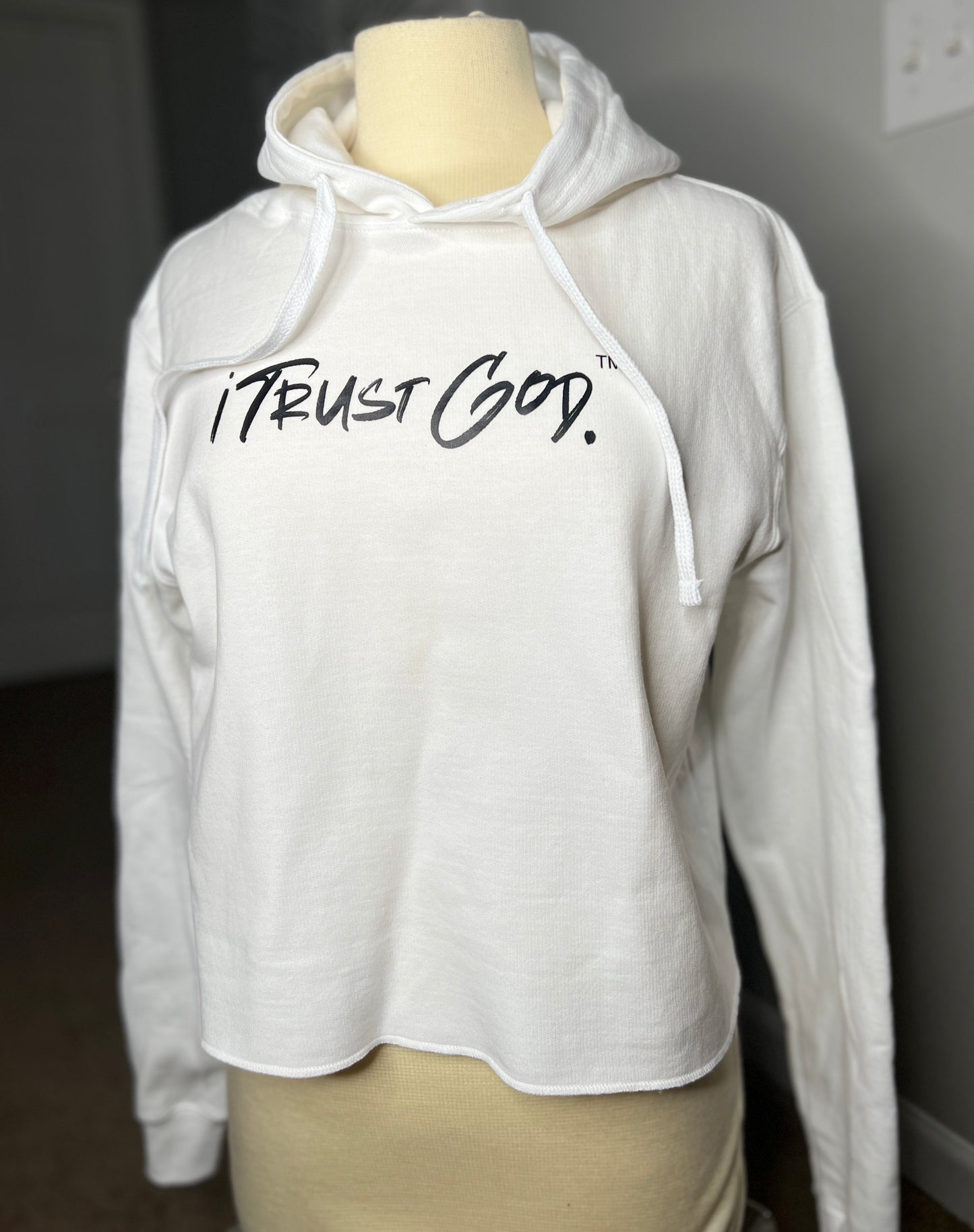 iTrustGod.™️ Cropped Hoodie(On Sale)